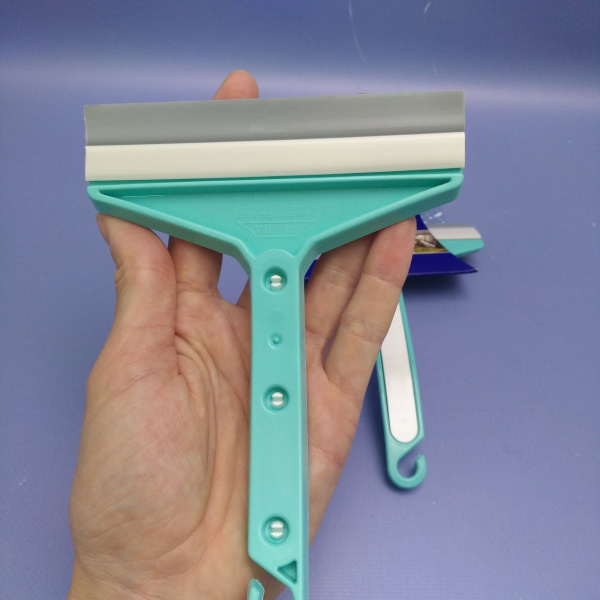 Водосгон - скребок 2в1, съемное лезвие 15.5х12см. / Скребок для авто